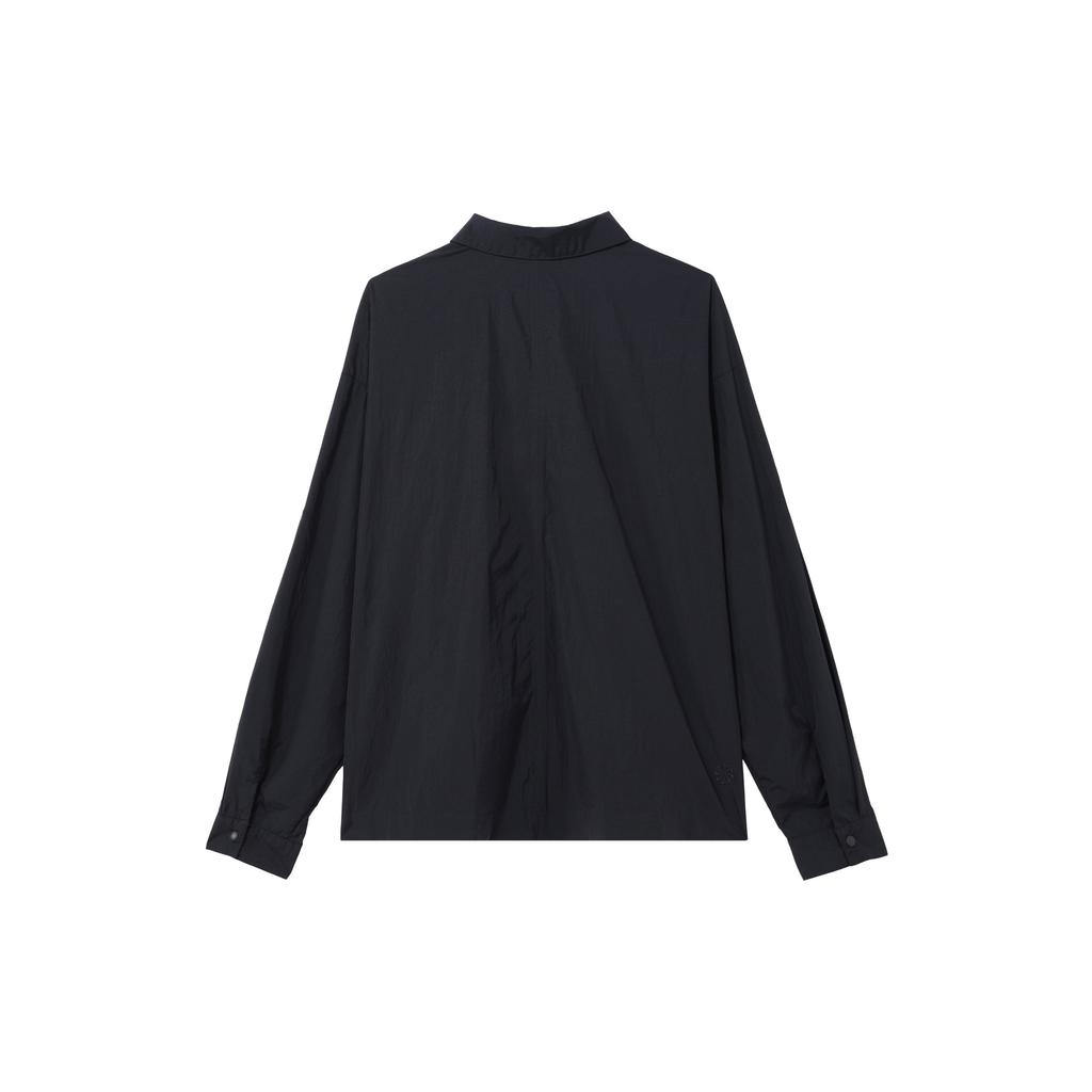 Nike Sportswear Tech Pack Woven Long-sleeve Shirt 'Black' Men's DX0206-010