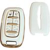 for Chrysler Key Fob Cover Key Protective Key Shell Holder Accessories Fit for Chrysler Pacifica 7 Button for 2017-2024 Touring, Pinnacle, Limited