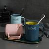 2Pcs Nordic Couple Toothbrush Cup Holder Plastic Drinking
