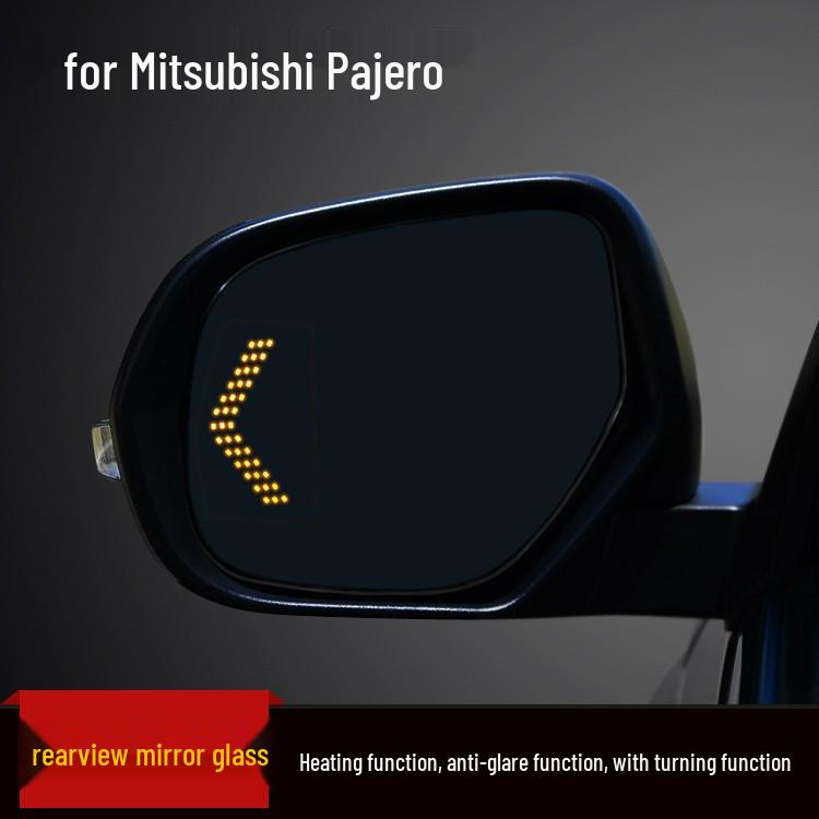 YCL Flowing Turn Signal Heated Rearview Mirror for Mitsubishi Pajero Sport (2016+)