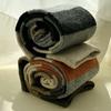 [Banana Sisters][2set] Indie Wool Stripe Knee Socks 2 Pairs 2 Colors