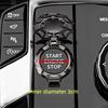 New Car Engine Start Stop Button Cover Push To Start Button Cover Ignition Protective Anti-Scratch Button Interior Decoration