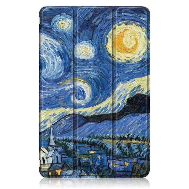 For Samsung Galaxy Tab S8 S7 Plus S7 FE SM-T970 S9 12.4 Inch Magnetic Trifold Stand Cover Funda for Galaxy Tab S6 Lite Case