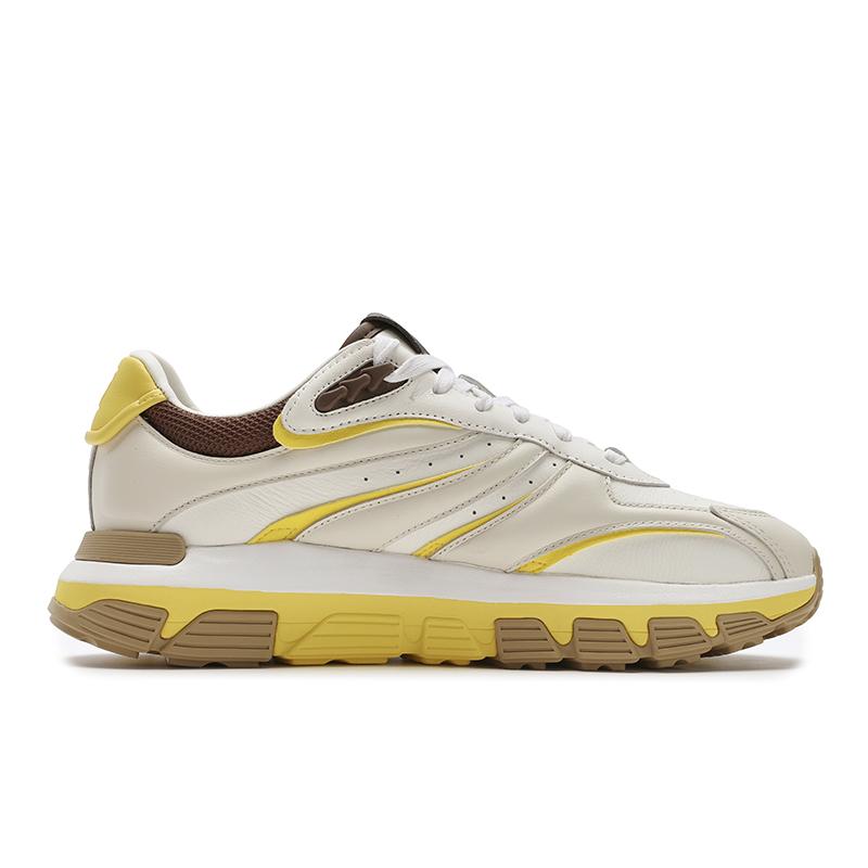 FILA Fashion ICONA Comfortable Low-Top Casual Shoes Women sneaker Beige F12W443112FWM
