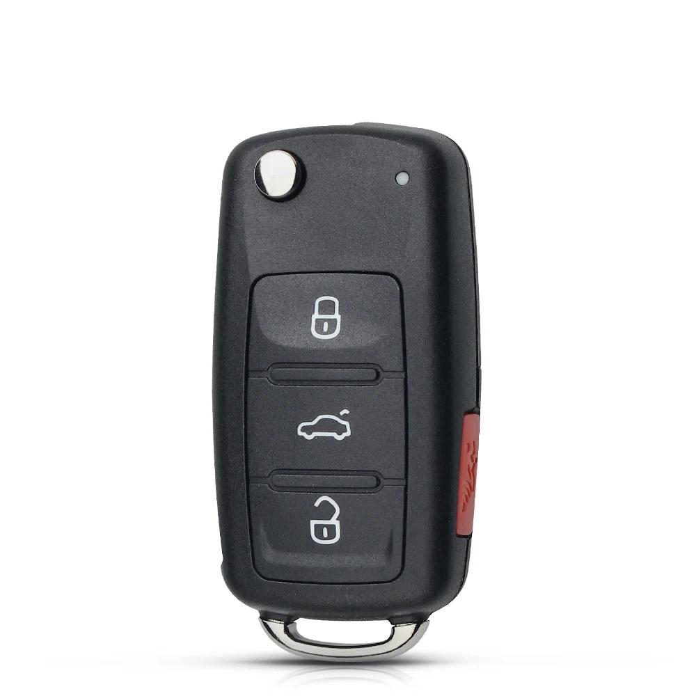 Pouzdro na klíč s dálkovým ovládáním pro Vw Eos Golf Jetta Polo Tiguan Pro Skoda Rapid Superb Octavia Fabia Pro Seat Ibiza Leon