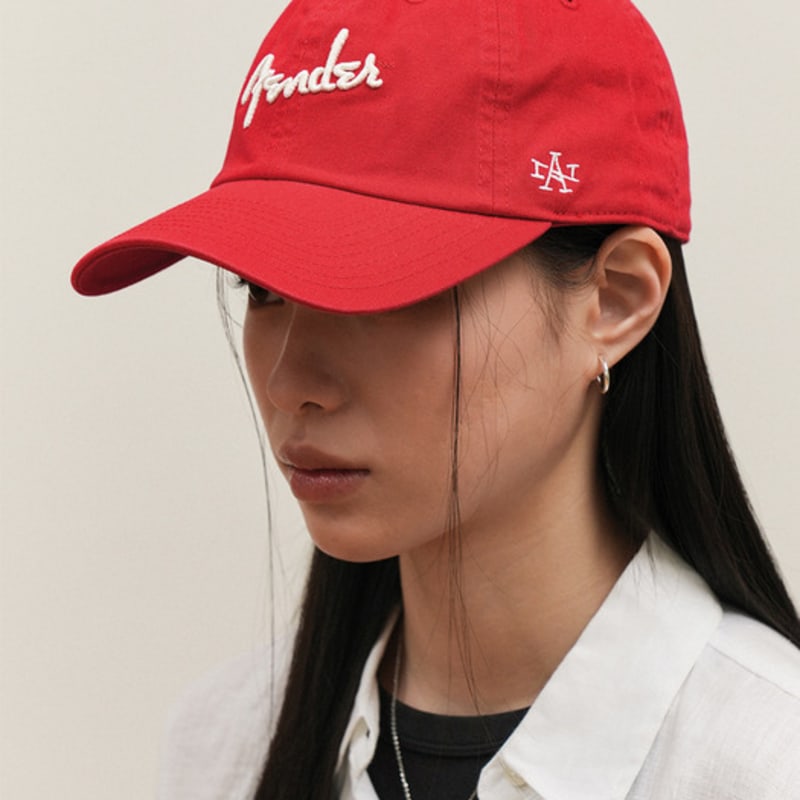 AMERICAN NEEDLE BALLPARK CAP FENDER - red