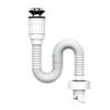 1PC Home Water Pipe 90MM Washbasin Anti- Drainage Pipe From 50mm To 75mm Overflow For Fit High-Temp Resistant Bathroom Parts