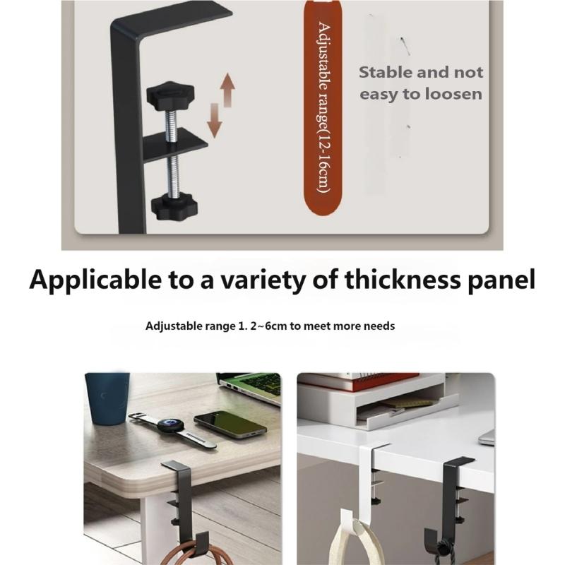 4PCS Heavy Duty Metal Hooks Festival Ornament Hangers For Hanging Christmas Lights Wreaths And Ornament Secure Holders