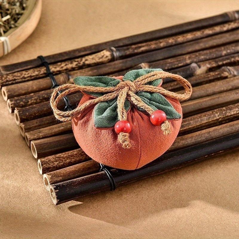 1pc Creative and Fashionable Persimmons and Ruyi Styling Empty Bag Sachet Body Car Hanging Ping An Fuguo Purse Small Lucky Bag