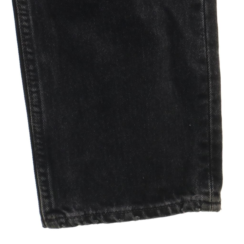Levi's 90s 501 USA Made Old Dyed Straight Denim Pants W27 Black Jeans Women Used