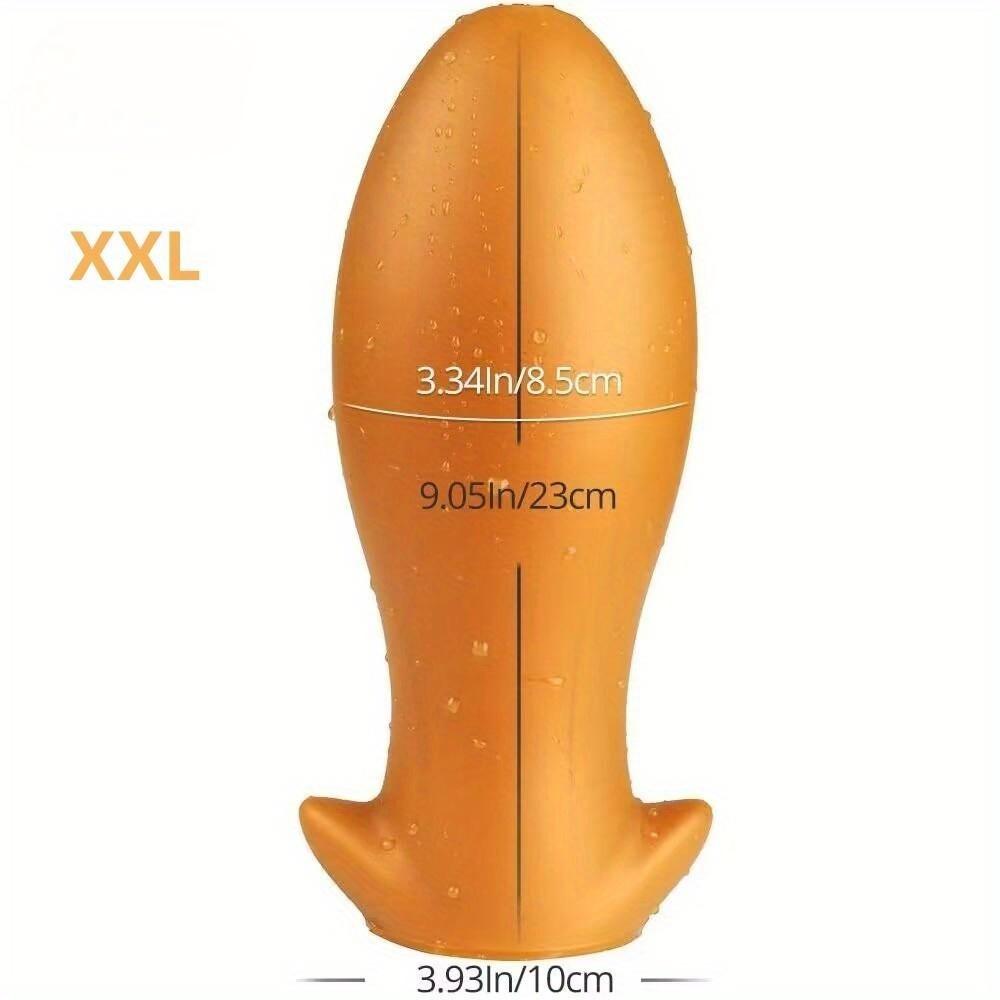 Super-Sized Anal Plug Trainer: Liquid Silicone Anal Plug Prostate Massage Anus Dilator For Beginners Advanced Users