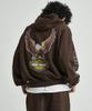 Cherry Punches Motor Company Zip-Up Hoodie (Brown)