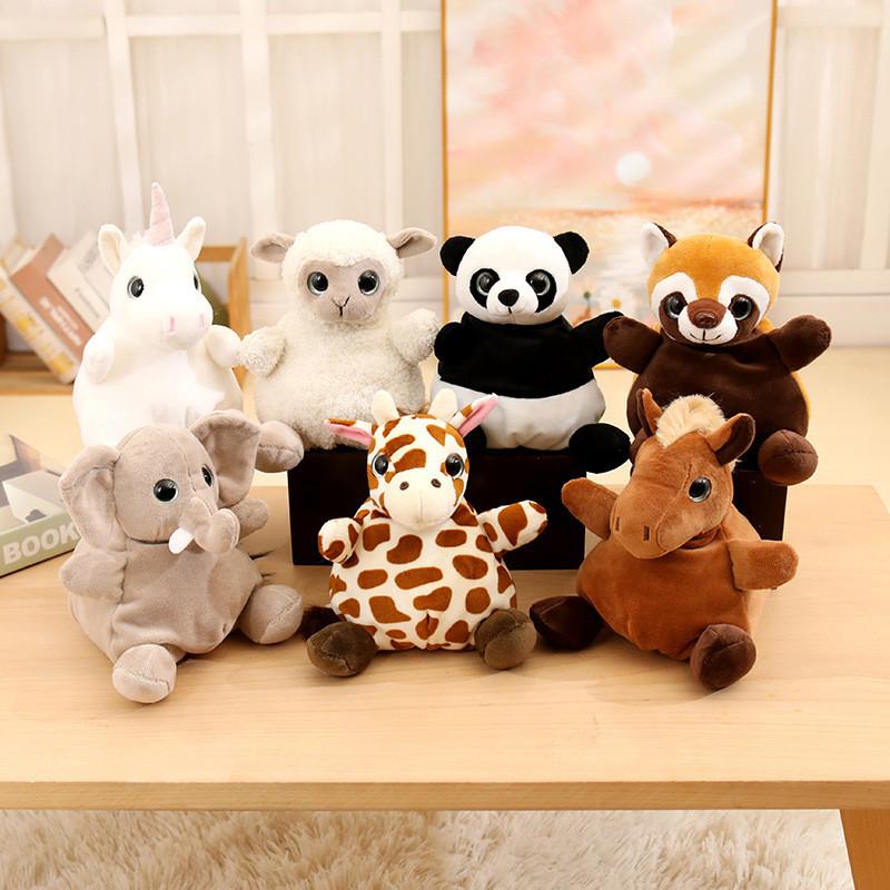 Toy Animal Panda Bag Pendant Unicorn Pony Plush Doll Elephant Key Gifts Chain