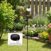 Floor Insertion Hummingbird Moon Light Solar Powered Lawn Lamp  Pathway Patio