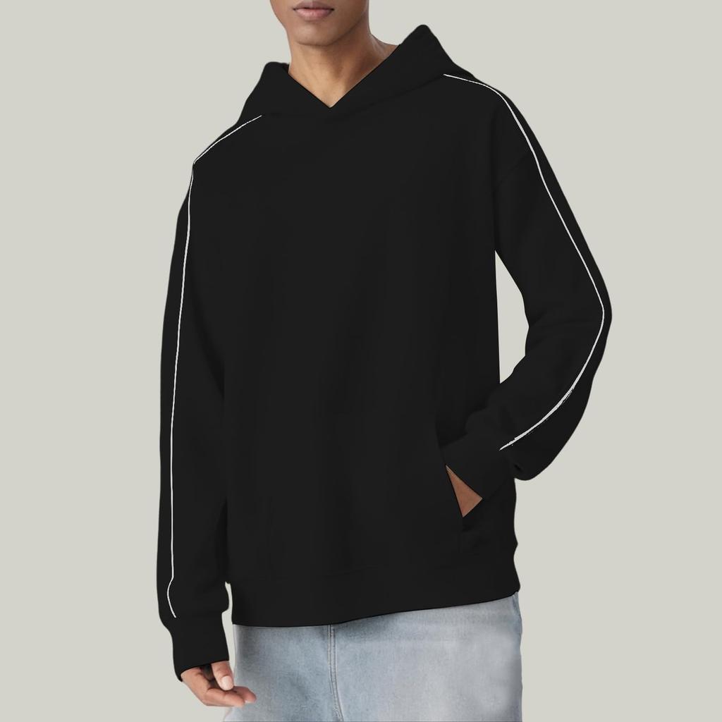 Fleece Hoodies For Men Loose Fit Lightweight Hiking Cotton Active Athletic Workout Sweatshirts Fall Pullover Outfits