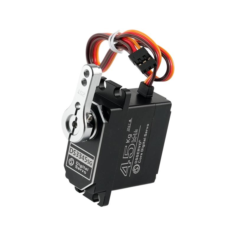 DSservo DS3345 45KG Aluminum Alloy Case IP67 Waterproof Core Digital Metal Gear Servos for 1/8 1/10 RC Crawler Car Boat Truck