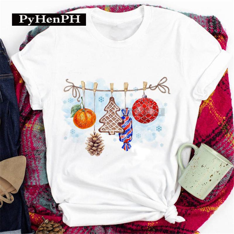 

Merry Christmas T Shirt Personalized Delicate Christmas Christmas Gift Tshirt Clothes Graphic T Shirts Aesthetic Women Clothes S