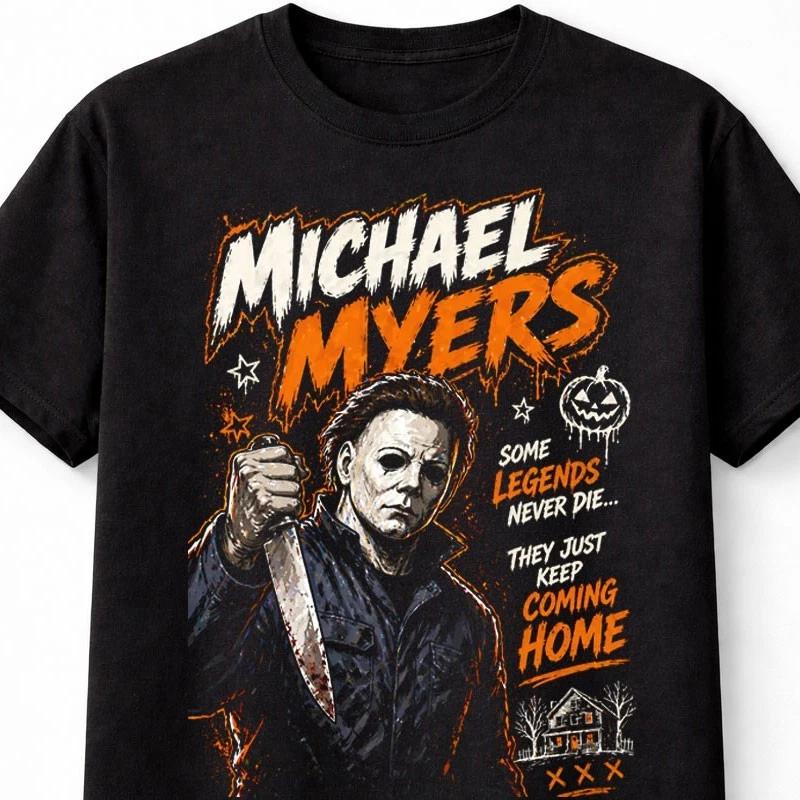 Michael Myers Halloween Horror Movie Graphic Slasher Unisex TShirt S