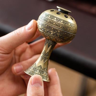 Wax Burner Zinc Alloy Incense Bowl Home Decoration For Meditation Space Yoga Room Hotel Outdoor Ceremony Church Temple
