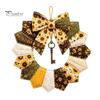 Progetti Creativi Fai da Te per la Casa Ghirlanda Patchwork Kit Artigianale, Modelli Stagionali da Cucito Natalizio, Kit Trapuntatura Fatti a Mano per Adulti Stile Rustico