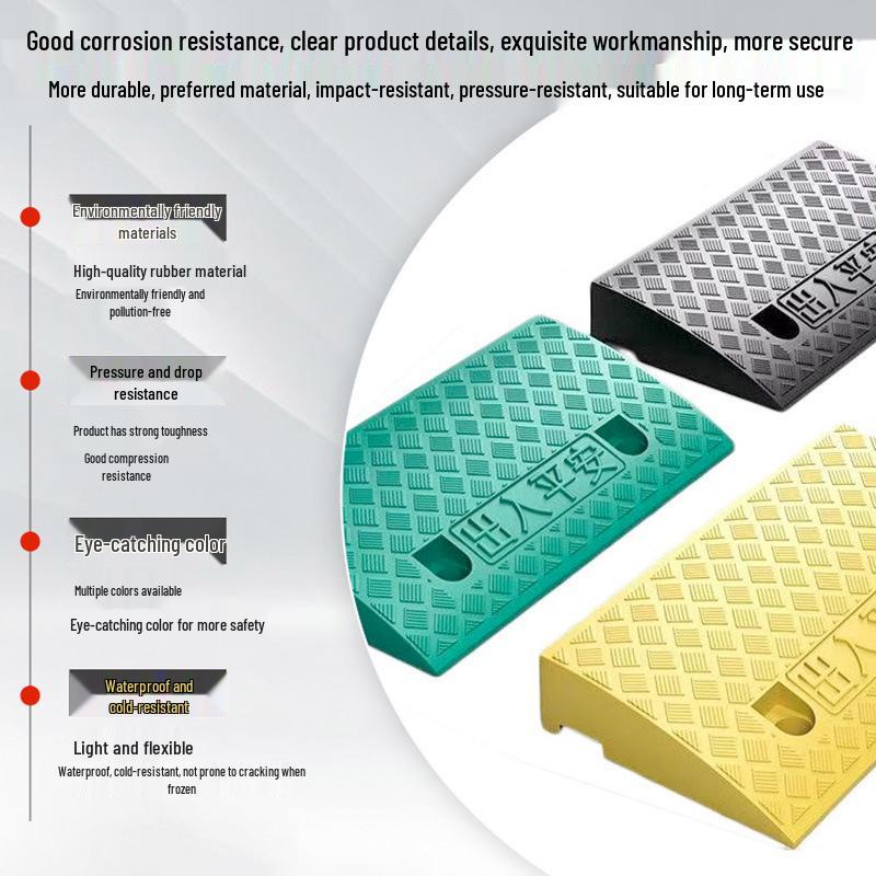 Plastic Threshold Ramp & Speed Bump for Cars and Curb Climbing