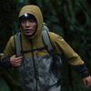 Anta X National Geographic Outdoor Series Color Block Hooded Water-Resistant Single-Layer Trail Jacket Men Jacket Stone-White Printed 152416612-1