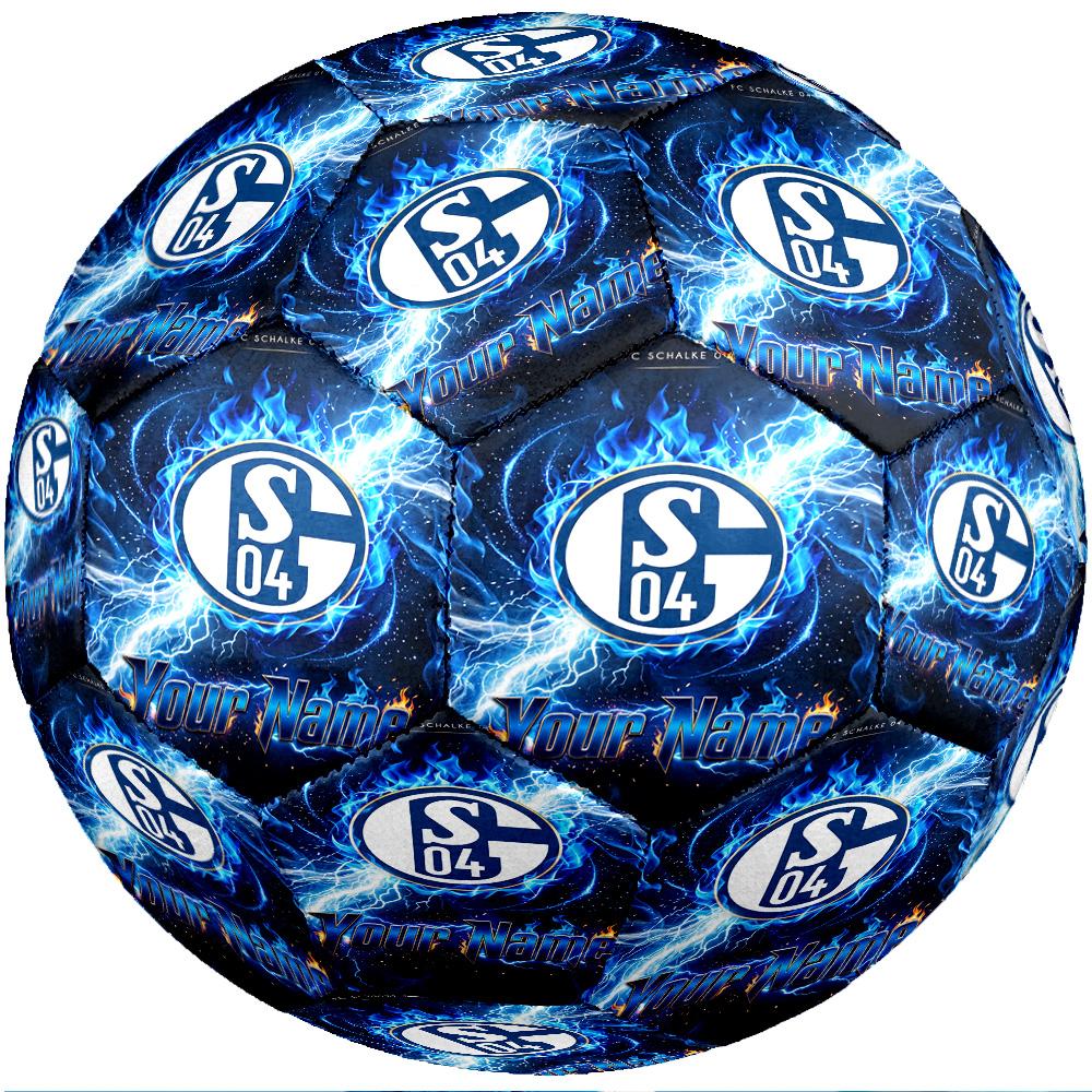 Schalke 04 FC Moda Taglia 5 Pallone da Calcio Resistente all'Usura Antiscivolo Per Allenamento Sportivo Uso Ricreativo