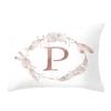 Feather  Letters Pillow Case  for Sofa Throw Pillow Cover Polyester Waist Cushion Cover Home Decoration Funda Cojin