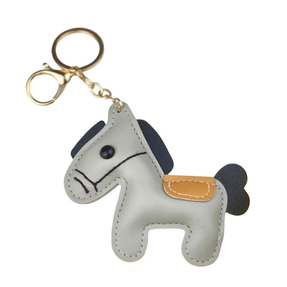 

PU Leather Horse Keychain Warhorse Steed Pony Keychain New Bag Charm for All Bags