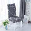 Geometric Dining Chair Cover Spandex Elastic Chair Slipcover Case Stretch Chair Covers for Party Hotel Banquet Dining Room Decor