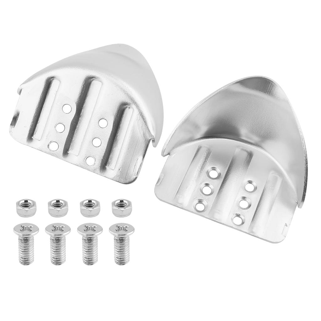 2 Pack Adjustable Metal Drywall Stilt Heel Bracket Replacement Kits for Safe High Wall Painting and Construction Work
