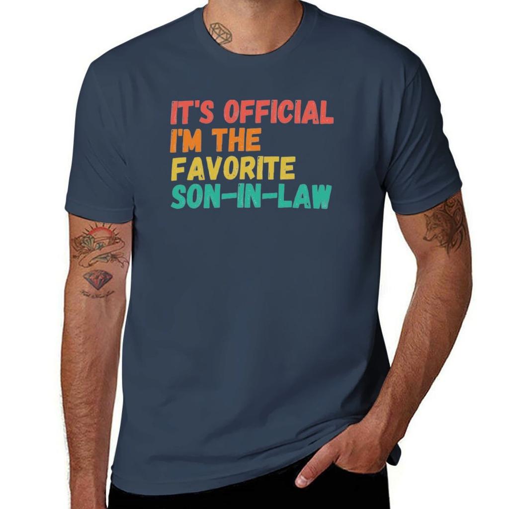 It's Official I'm Favorite Son In Law, Cool Son-in-law, Favorite Son-in-law T-Shirt T Shirts Designer T-Shirt