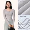 Baleno Women's New Season U-Neck Slim Fit Long Sleeve T-Shirt