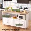 Modern Aluminum Kitchen Prep & Storage Cabinet