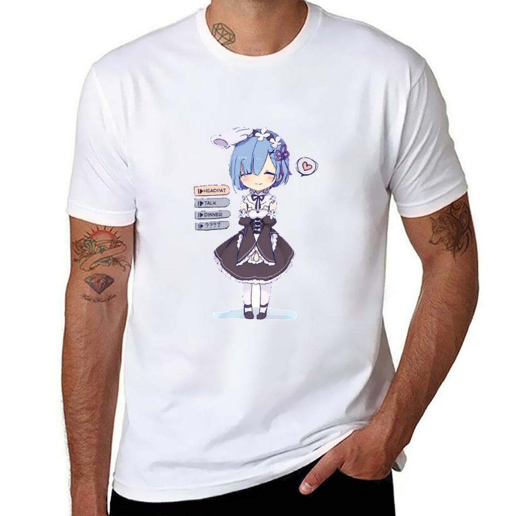 ReZERO Rem TShirt Lightweight Casual Summer TShirt