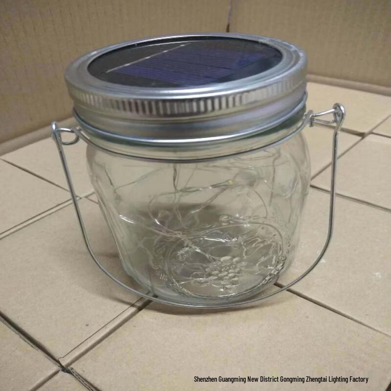 3-Pack Solar Mason Jar Warm LED Outdoor Hanging Lights