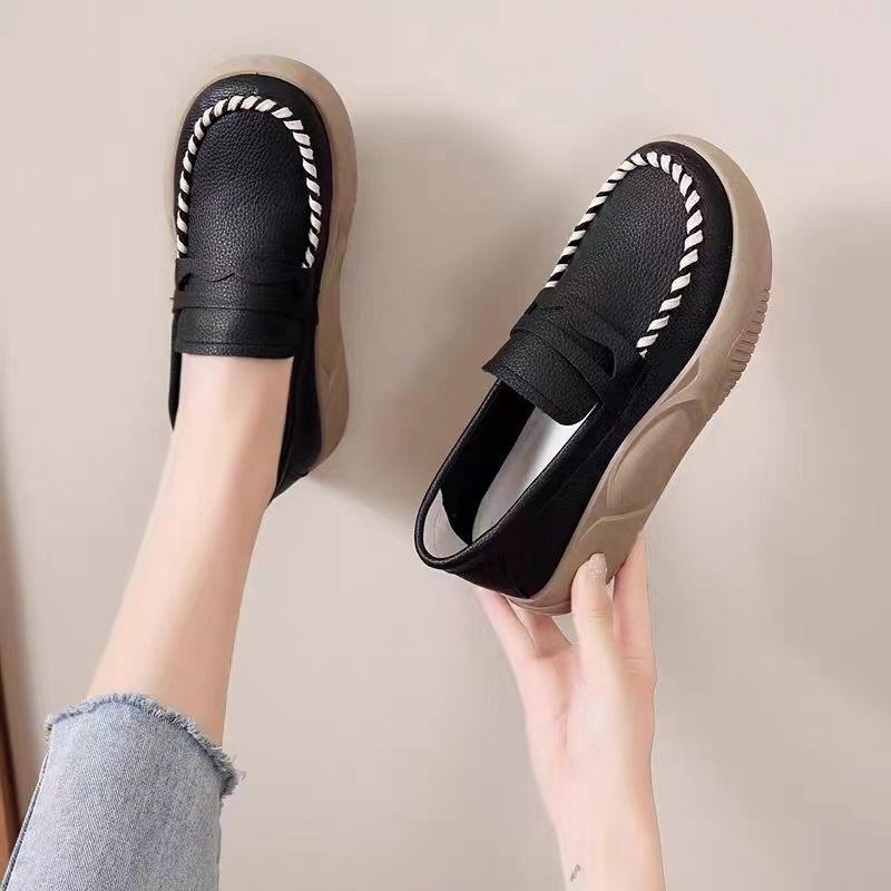 Single Shoe Women's Spring-autumn New Style Sport and Casual Thick-soled Nurse Shoes Soft Sole Shoes