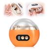 Electric Nail Clipper and Trimmer Rechargeable with LED Light, Low Noise, Clipping Collection, Orange