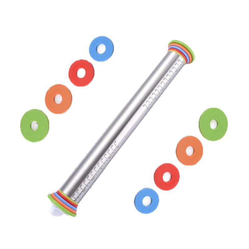 

Adjustable Stainless Steel Rolling Pin Set