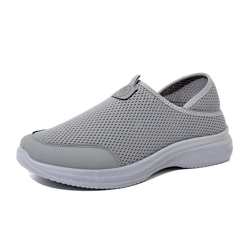 Spring and Summer New Women's Shoes, Mosquito Repellent Mesh Breathable Comfortable Soft Soled Men's Shoes, Wear Lightweight Casual Flyknit Shoes