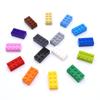 40pcs DIY Building Blocks Thick Figures Bricks 2x4 Dots Educational Creative Size Compatible With 3001 Plastic Toys for Children