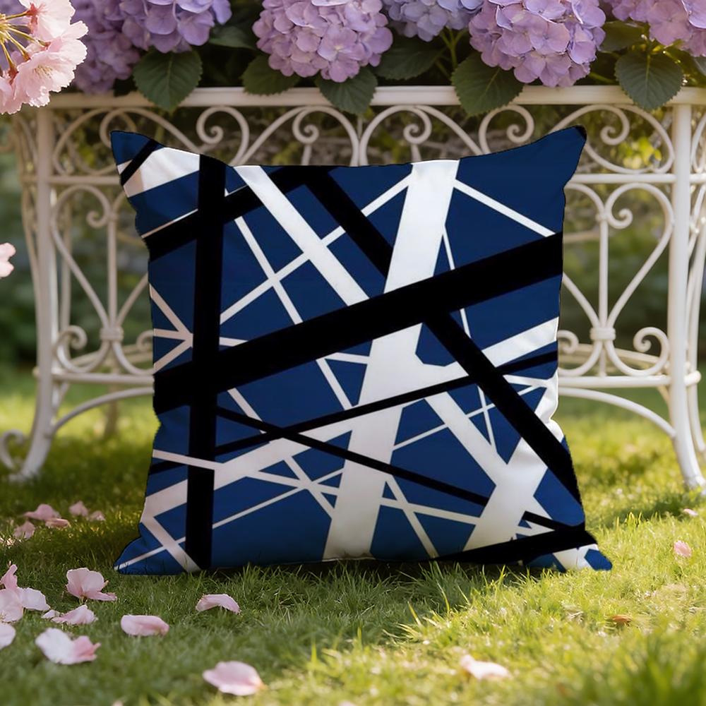 V-Van H-Halen Cushion Cover Home & Car Dual-Scene Pillow Cover: Reversible for Premium Comfort
