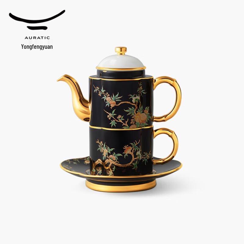 Yong Feng Yuan Pomegranate Home Porcelain Tea Set (180ml)