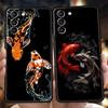 Koi Carp Phone Case For Samsung Galaxy S25 S24 S23 S22 Ultra S20 S21 FE 5G S10 S9 Plus S10E Soft TPU Cover