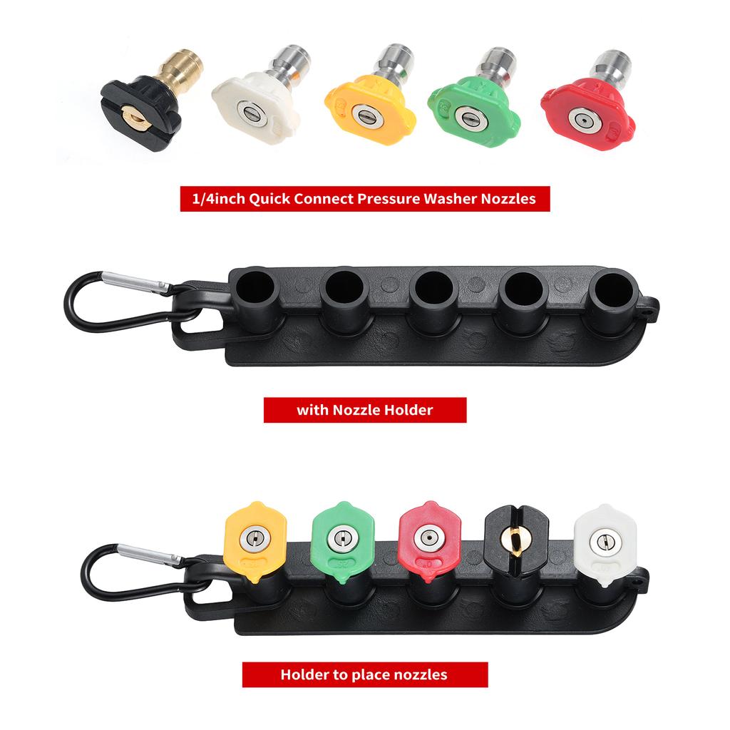 Pressure Washer Gun 5000 PSI Powerful Washing Gun 40inch Length 14inch Quick Connect with M22