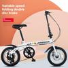 12 Small Bike cycling City Mini Folding Bicycle For Male And Female Students Portable Ultra Light Transmission Disc Brakes