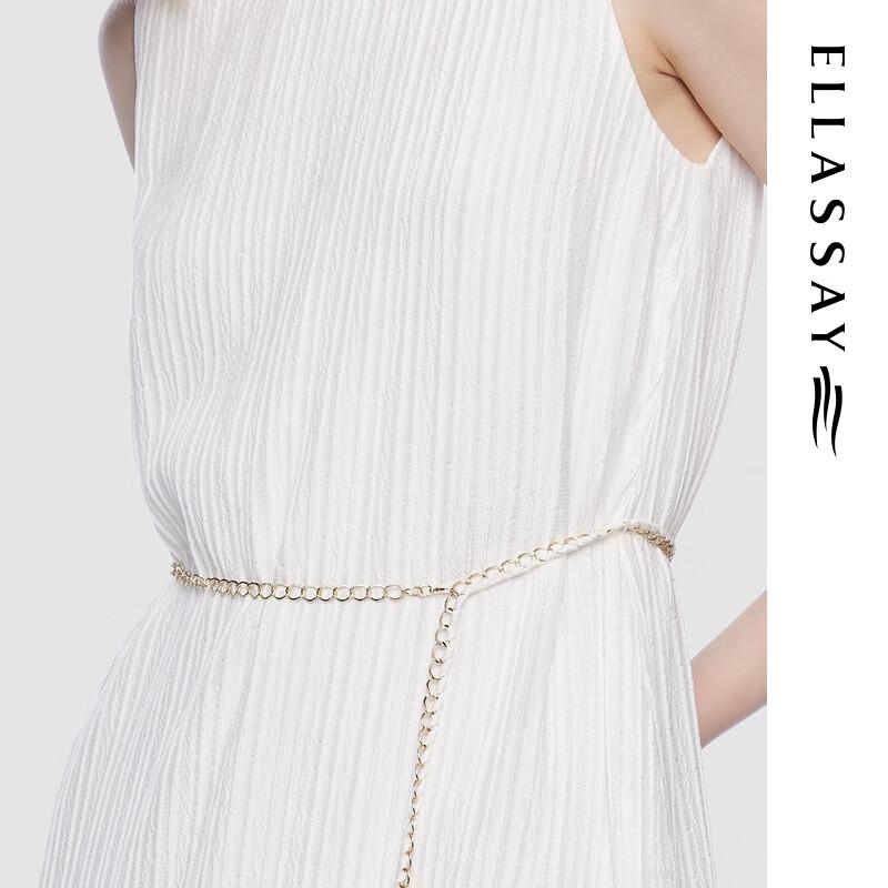 ELLASSAY 2025 Summer Mulberry Silk A-Line Dress