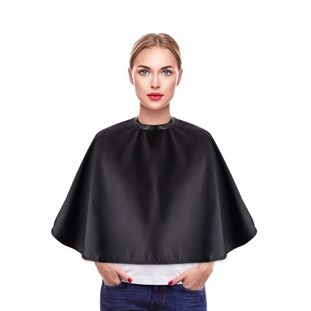 Short Black Half Apron Cloth Wrap Hairdressing Apron Barber Hair Cutting Cape  Beauty Salon
