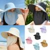 Sun Protections Meshes Fisherman Hat Hiking Outdoor Beach Cap Large Brims Sun Hat Men Women Breathable Fishing Cap