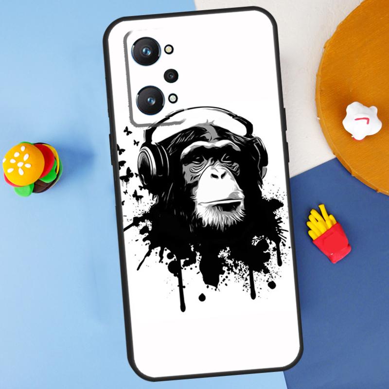 Cartoon Monkey For Realme GT7 Pro GT 6T 6 5 C67 C61 C55 C53 C51 C21Y C25S C75 10 11 12 13 14 Pro Plus Case